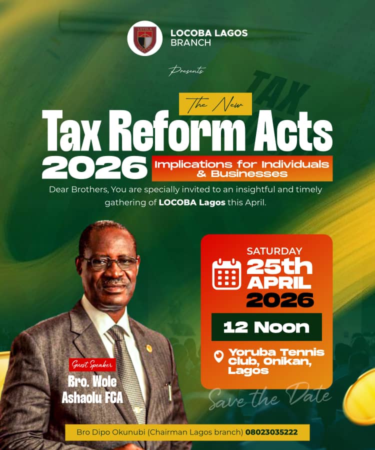 Tax Reform Acts 2026 Event Flyer